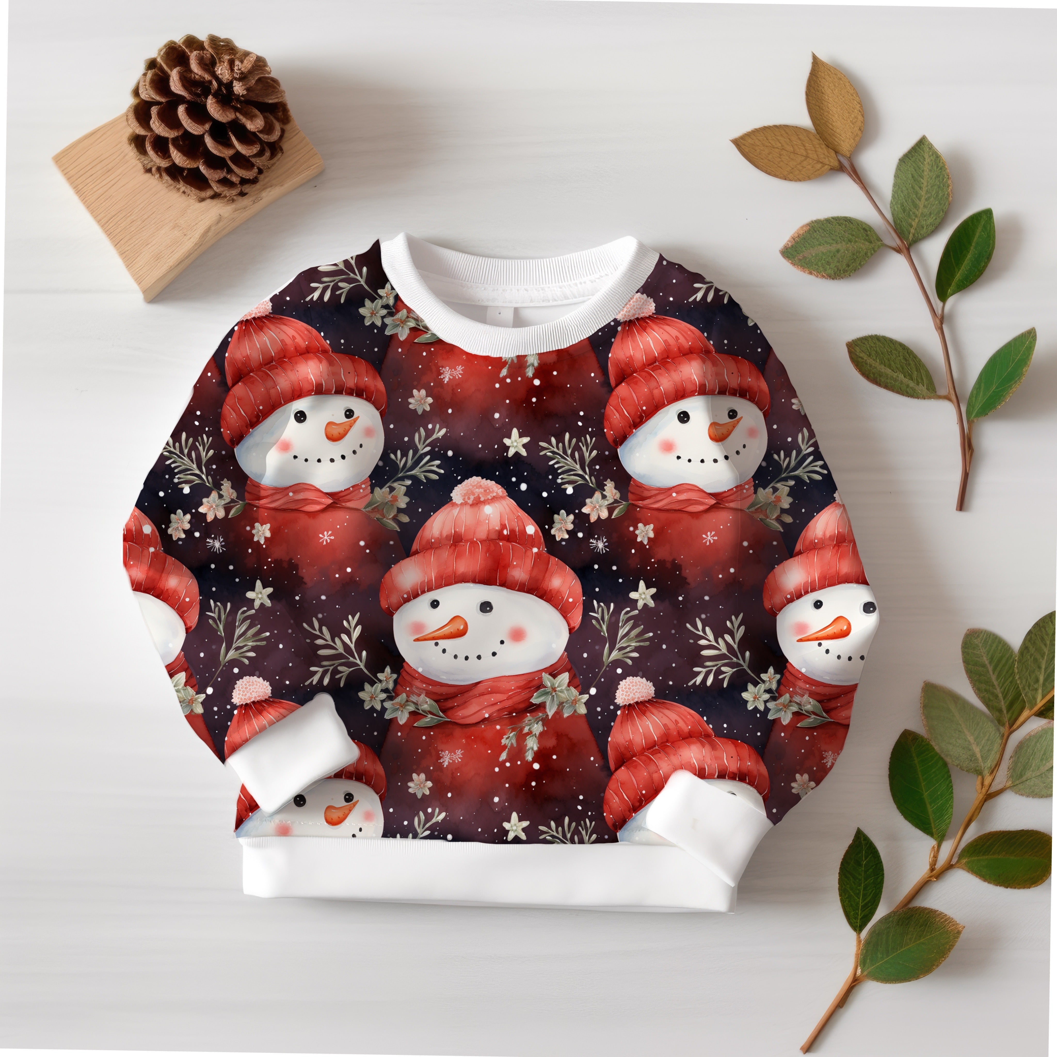 Schneemann Rot Wintervorbestellung